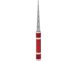 Misuratore di tubi adattabile per gatti - Misuratore di tubi adattabile in acciaio inossidabile - Strumento per tubi con alta precisione - 1-65 mm.