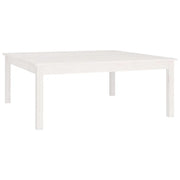 Tavolino da salotto | Tavolino da caff¨¨ | Tavolino da Soggiorno Bianco 100x100x40 cm Legno Massello di Pino