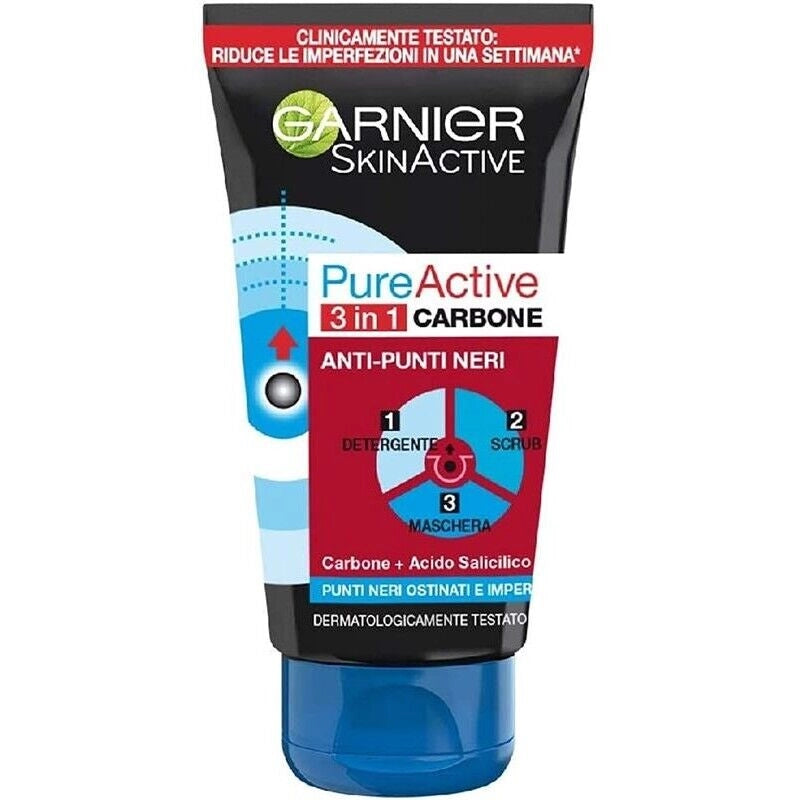 GARNIER GEL PURE 3IN1 150 ML ANTI PUNTI NERI