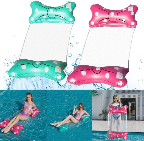 Bagno gonfiabile 4-in-1 - Matraccia idromassaggio - Matraccia aerea - Matraccia portatile per nuoto - Giocattolo acquatico - Raffreddabile e compattabile