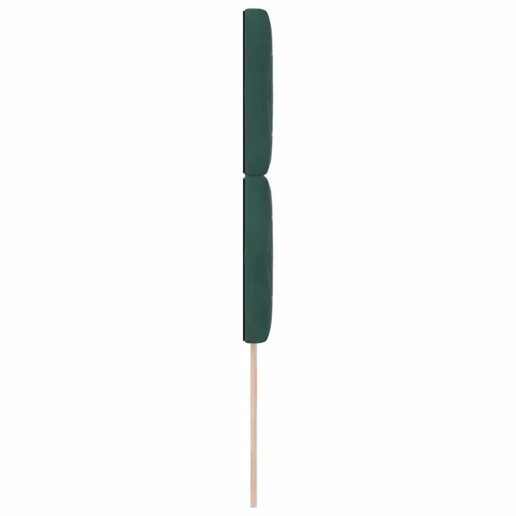 Testiera LED con testiera Verde Scuro 90 cm Poliestere 3338351