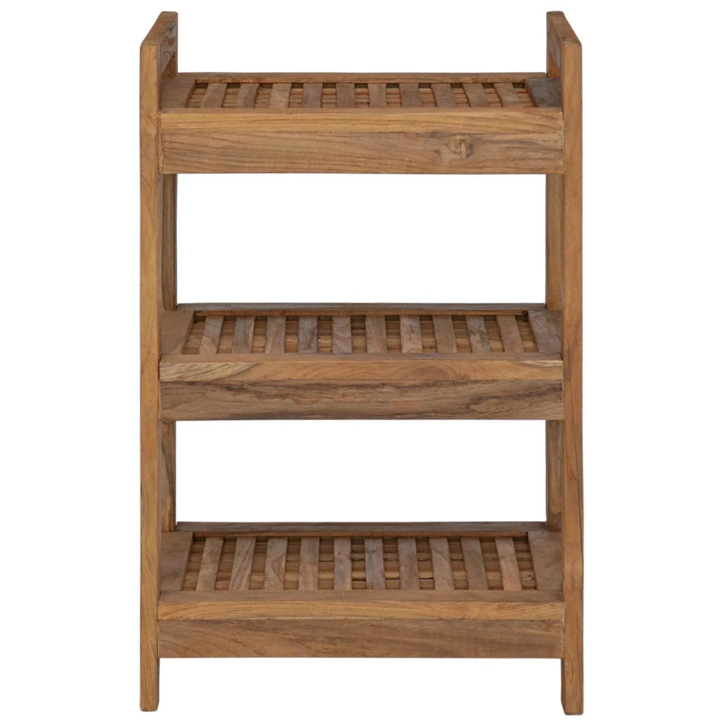 Mensola da bagno Naturale 45 x 30 x 71 cm Legno di teak solido 42024276