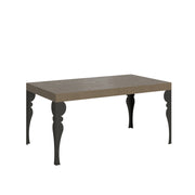 Tavolo allungabile 90x160/264 cm Paxor tortora gambe antracite