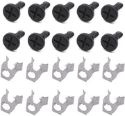 Set di coperture del compartimento motore - 10 pezzi - Alta qualità - Adatto per Porsche Cayenne - Ricambi - Durata elevata