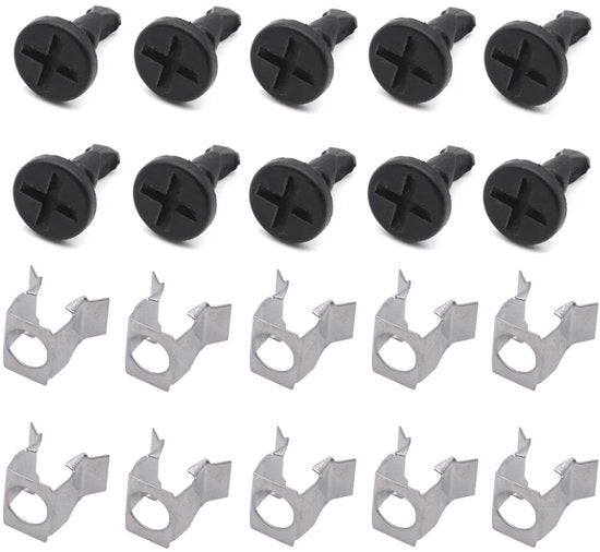 Set di coperture del compartimento motore - 10 pezzi - Alta qualità - Adatto per Porsche Cayenne - Ricambi - Durata elevata