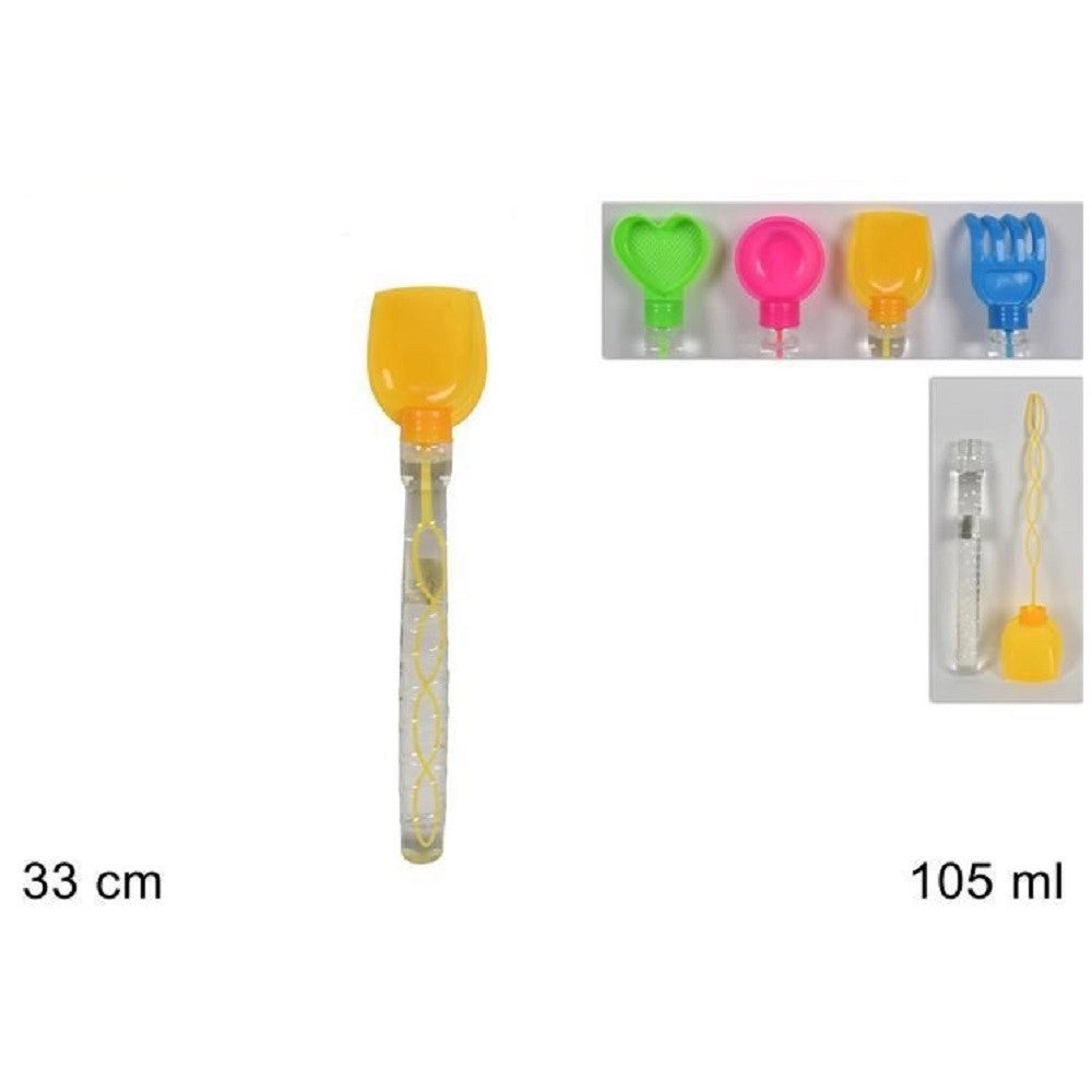Trade Shop - Set 2 Pz Bolle Di Sapone Forma Di Accessori Mare Gioco Divertimento Bambini 33cm -