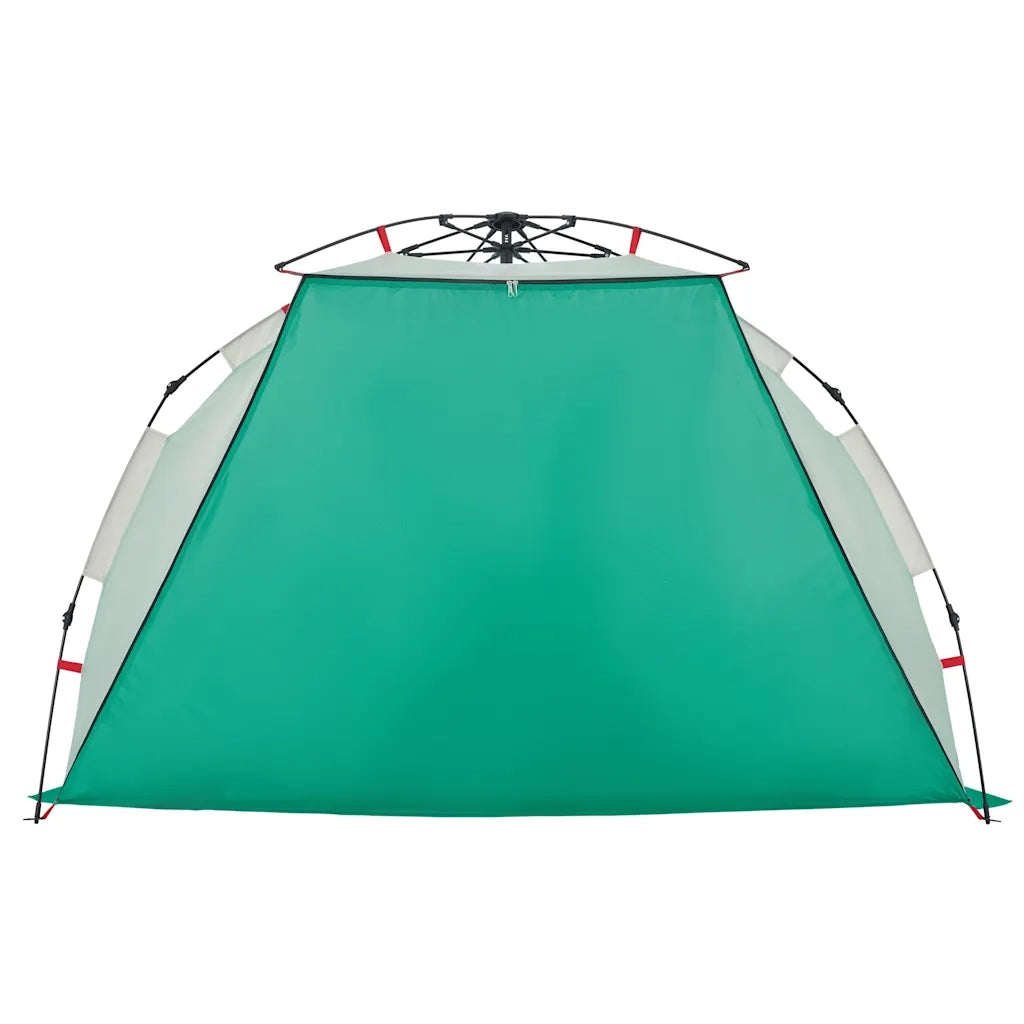 Tenda da Spiaggia 2 Persone-Tenda da campeggio Verde Rilascio Rapido Impermeabile 849838