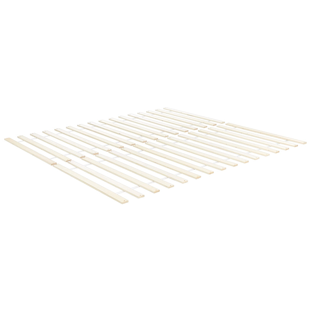 Letto matrimoniale in legno di Pino Bianco con 2 cassetti e testiera 180 x 200 cm stile minimalista