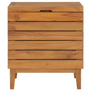 Cesto Portabiancheria 40x30x45 cm in Massello di Teak 289075