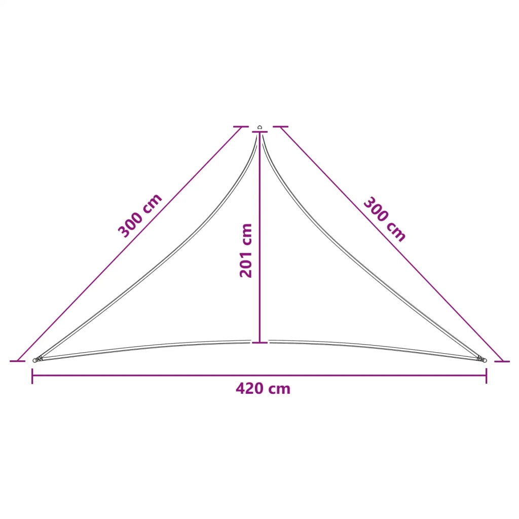 Telo Ombra 3 x 3 x 4,2 m HDPE 42032906