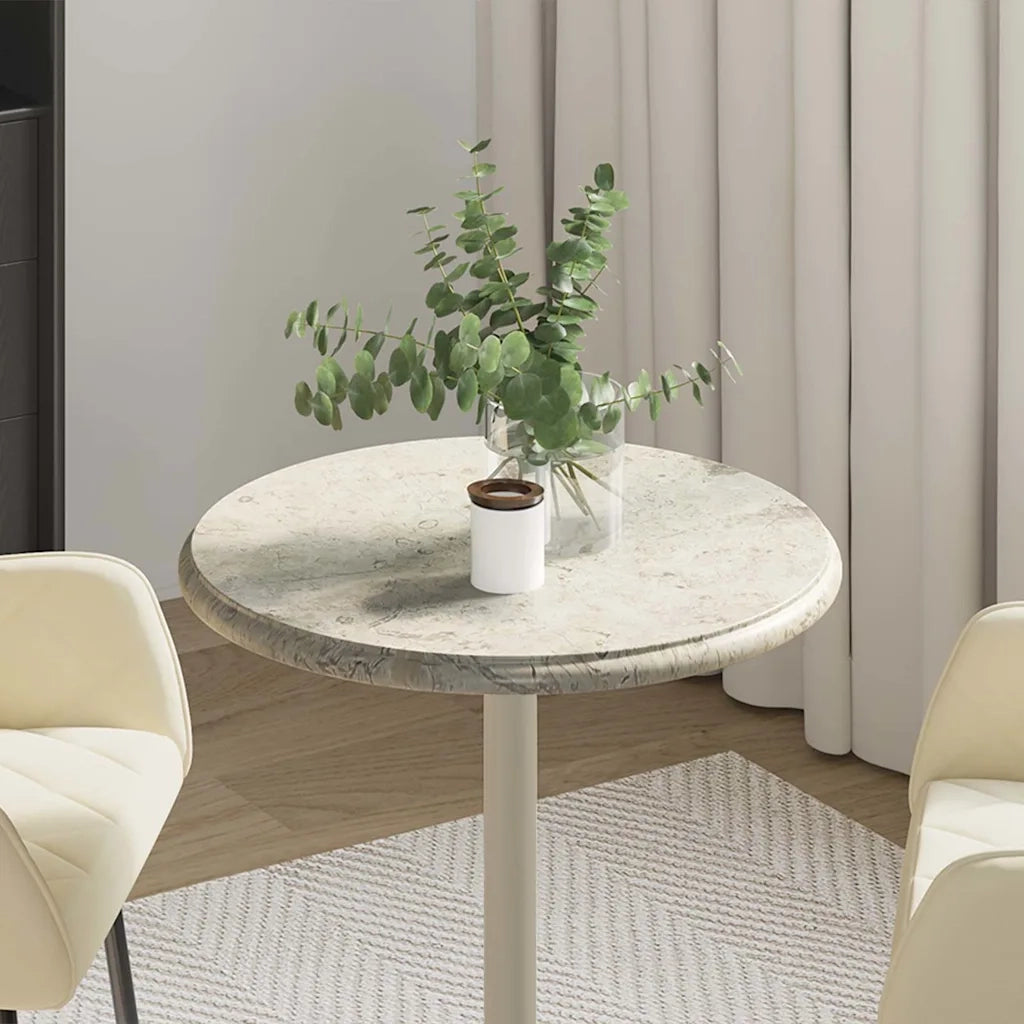 Dessus de table Gris Ø50x2,5 cm Marbre