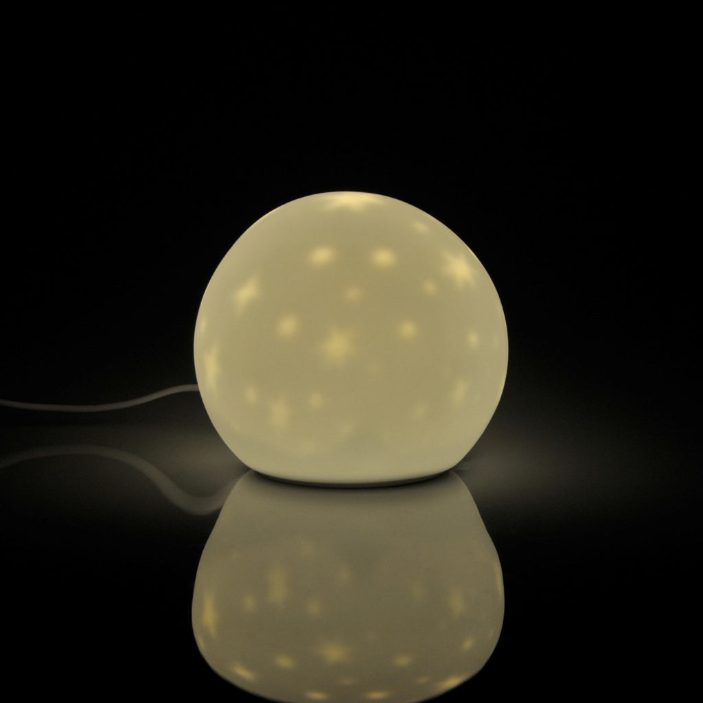 Lampada LED da tavolo Moon silicone USB Polux 312983
