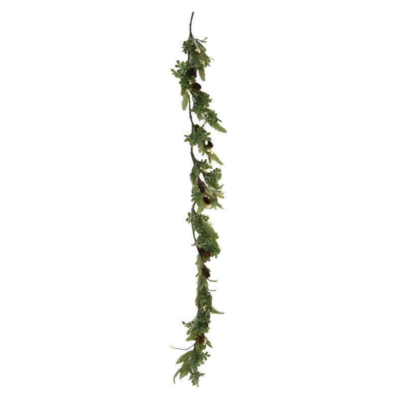 Festone plastica verde cm150
