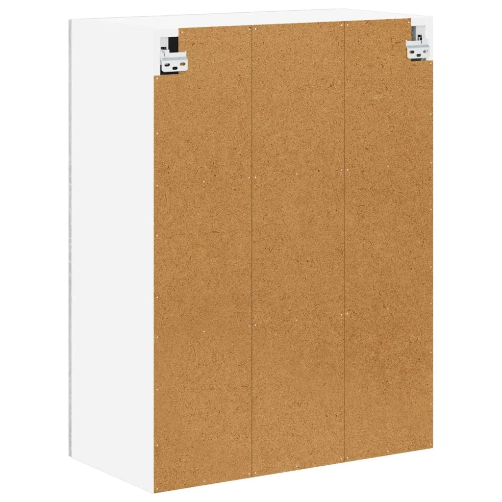 Mobile in vetro da parete LUCCA Grigio Sonoma 60 x 31 x 80 cm 885091