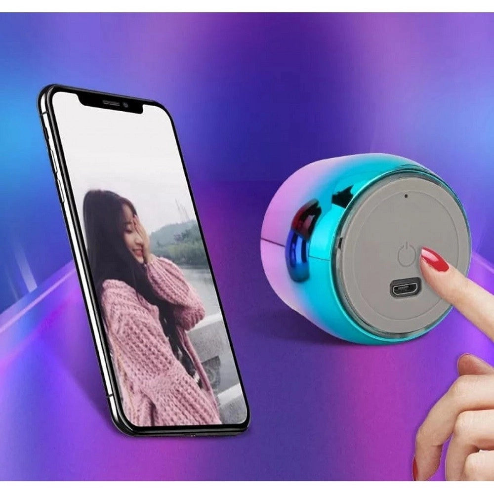 Trade Shop - Mini Speaker Wireless Q-yx9c Altoparlante Bluetooth 5.0 Portatile Senza Fili 3w -