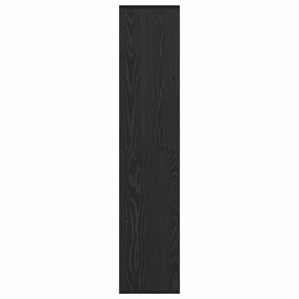 Armadio per Libri Rovere Nero 137,5 x 29 x 137,5 cm 3388357