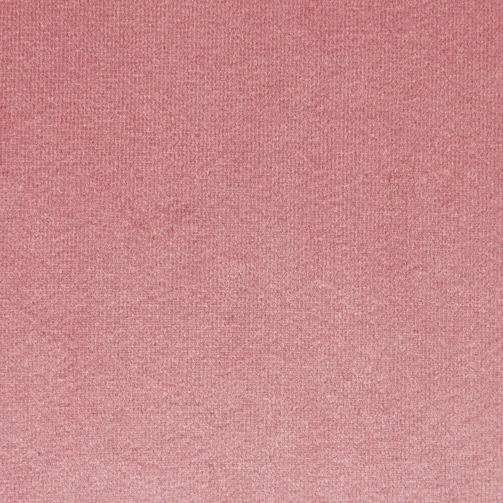 Poltrona Tappezzata in velluto rosa Senza braccioli Base a croce nera Struttura in acciaio Design retrò