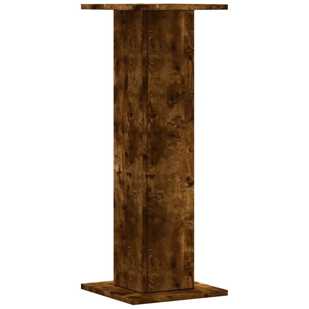 Supporti per piante | Sostegno per piante 2 pz Rovere Fumo 30x30x80 cm in Truciolato