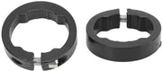 Manubri di bicicletta in alluminio - Coppe per manubri - Nero - Prodotto per manubri da 22.2mm - Ideale per biciclette - 2 pezzi
