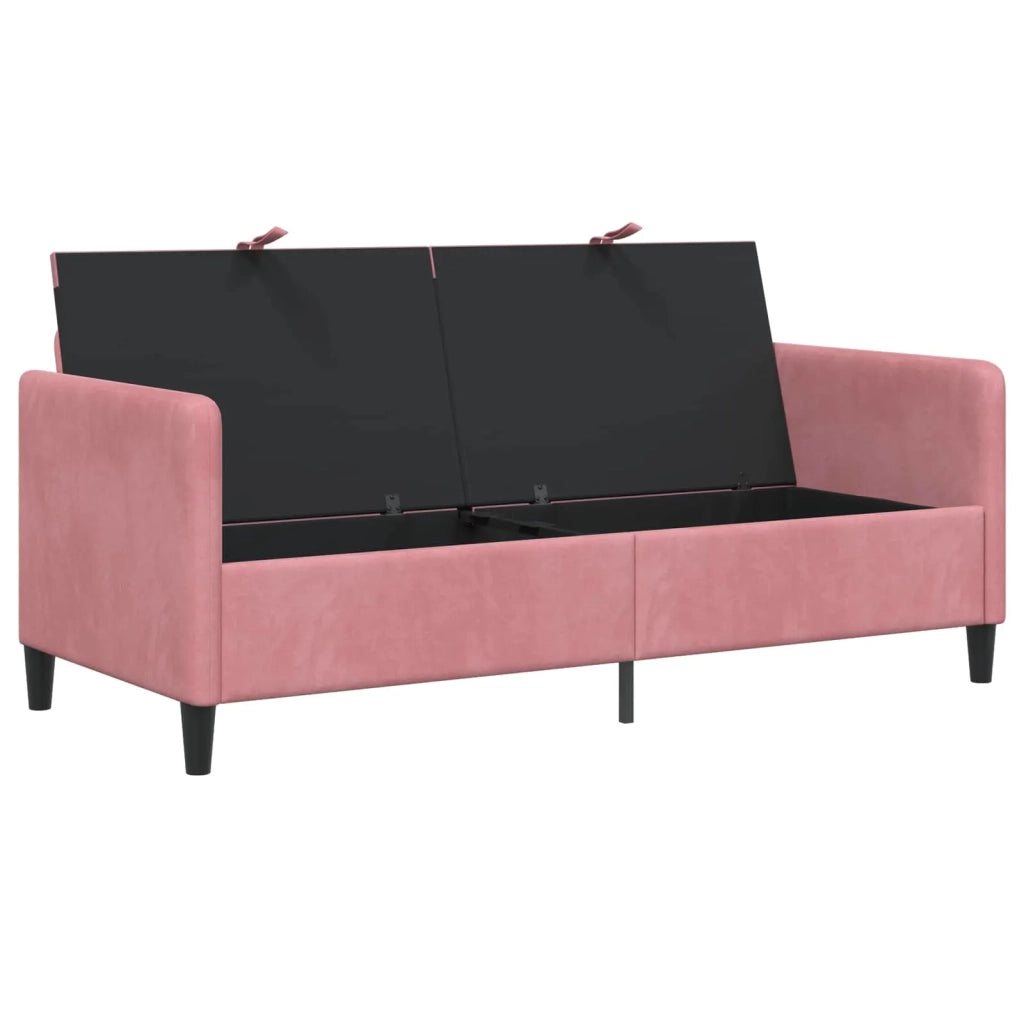 Divano con Storage Rosa 172 x 78 x 87 cm Poliestere 42036965