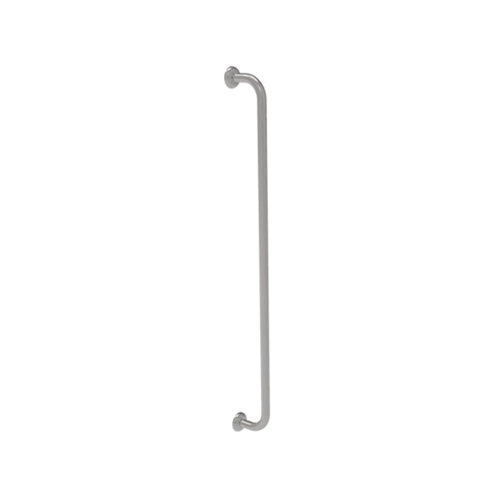 Corrimano verticale di 130 cm in inox lucido