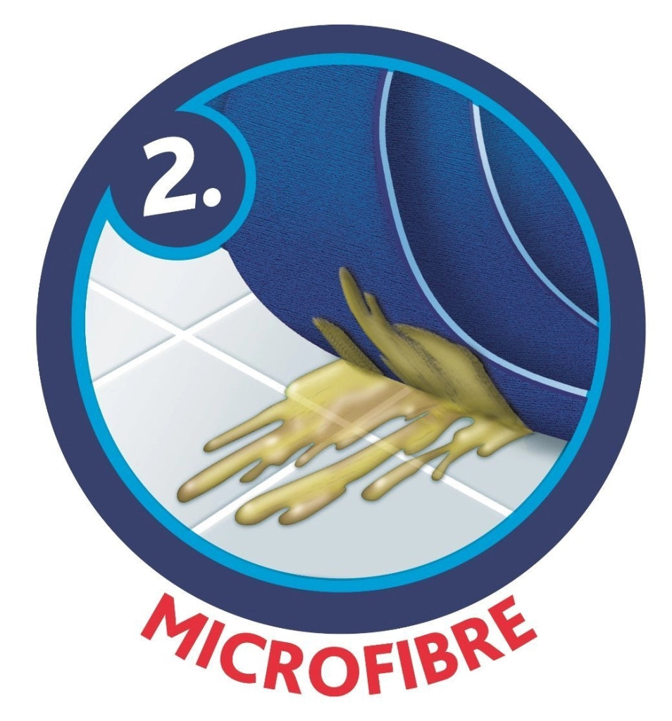 VILEDA SUPERMOCIO 3 ACTION COMPLETO SECCHIO STRIZZATORE MOP MANICO IN 3 PEZZI