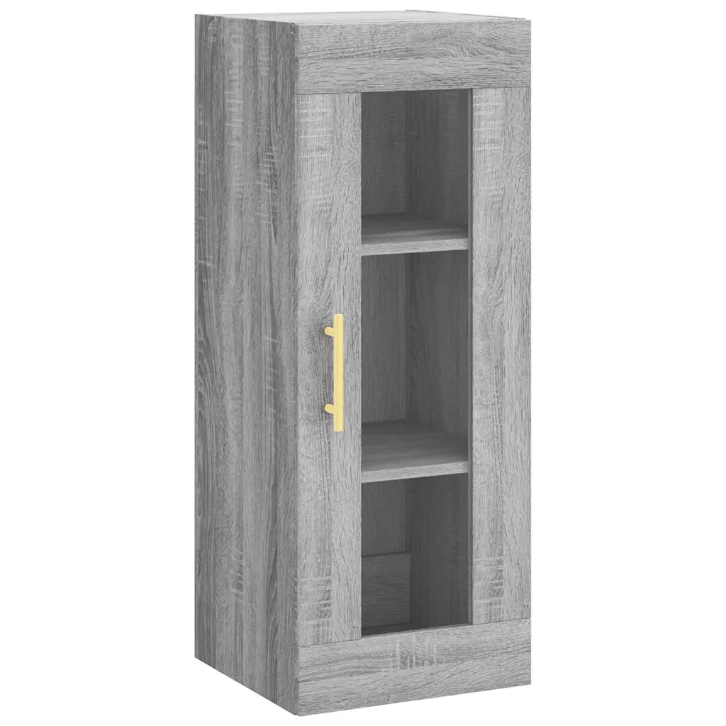 Credenza Grigio Sonoma 34,5x34x180 cm in Legno Multistrato 3199231