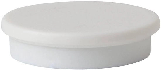 Magnetici per Tavolo Bianco 30 mm Bianchi 3 x 3 cm 10 pezzi