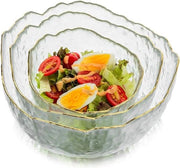 Set di piatti da servire da 3 - Piatti da stivare - Piatti per zuppa - Piatti per mescolare e pranzare - Piatti per feste e catering