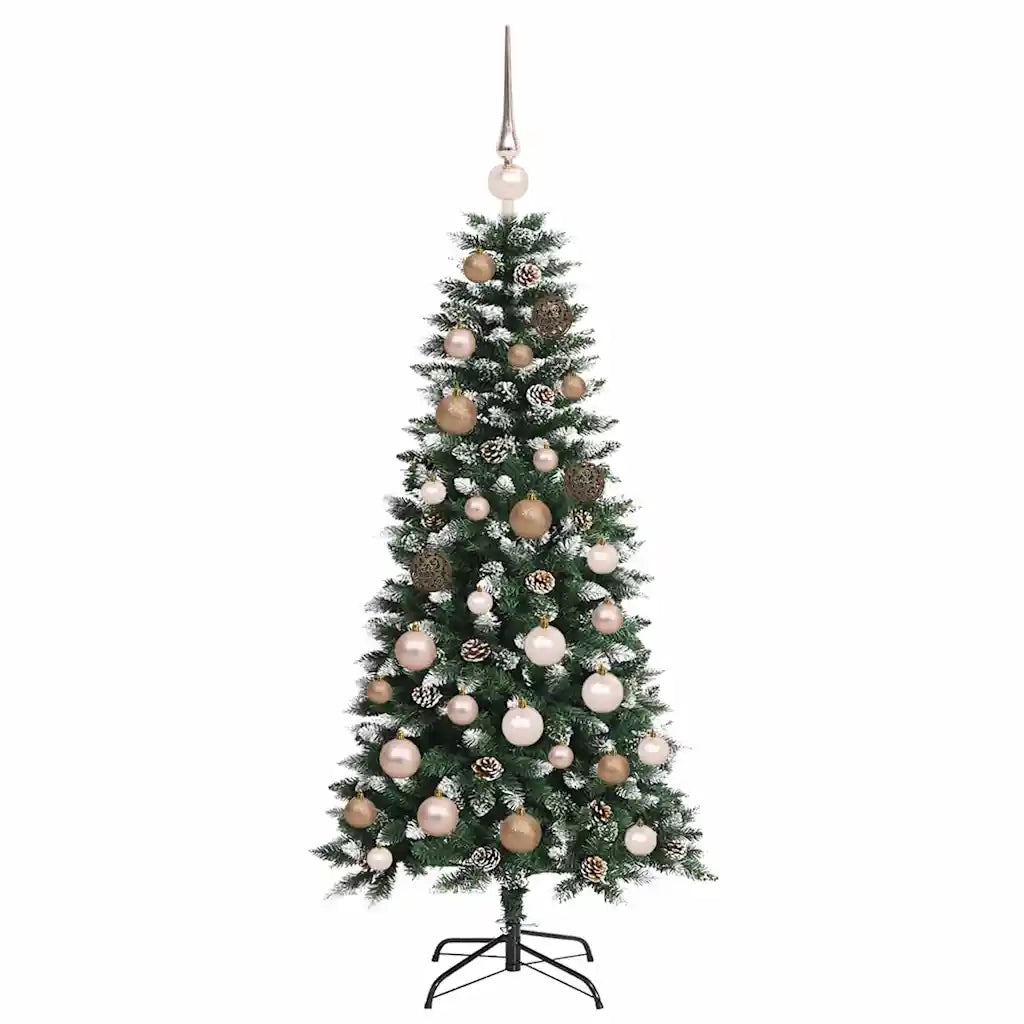 Albero di Natale artificiale con 150 LED Verde 120 cm