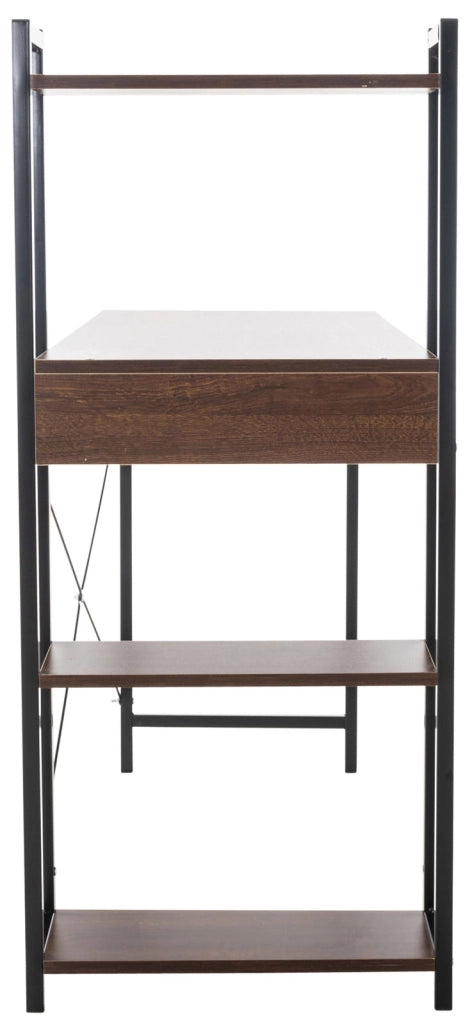 Scrittoio Poe design industriale Noce