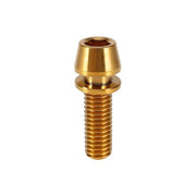 Bouti in Titanio M5x16 - 6 Pezzi - Leggeri - Resistente alla Corrosione - Resistente allo Shock - Per Bicicletta/Motocicletta - Progetto Duraturo - Bouti per Bicicletta
