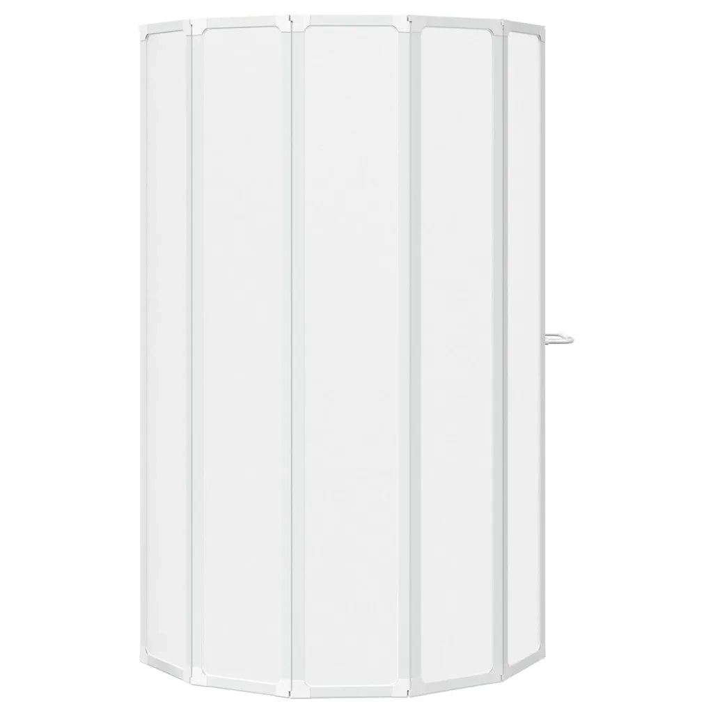 7 Pannelli pieghevoli con porta-asciugamano 140 x 168 cm doccia bagno 140786