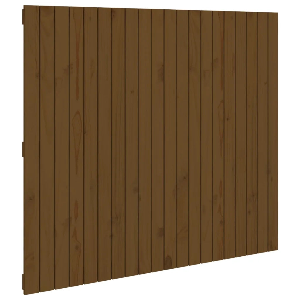 Testiera da Parete Ambra 127,5x3x110 cm Legno Massello di Pino
