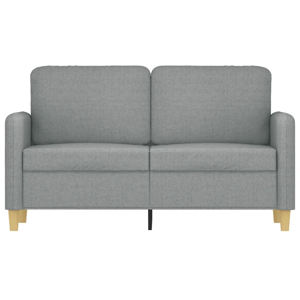 Divano a 2 Posti-Sofa 2 Posti Grigio Chiaro 120 cm in Tessuto 108905