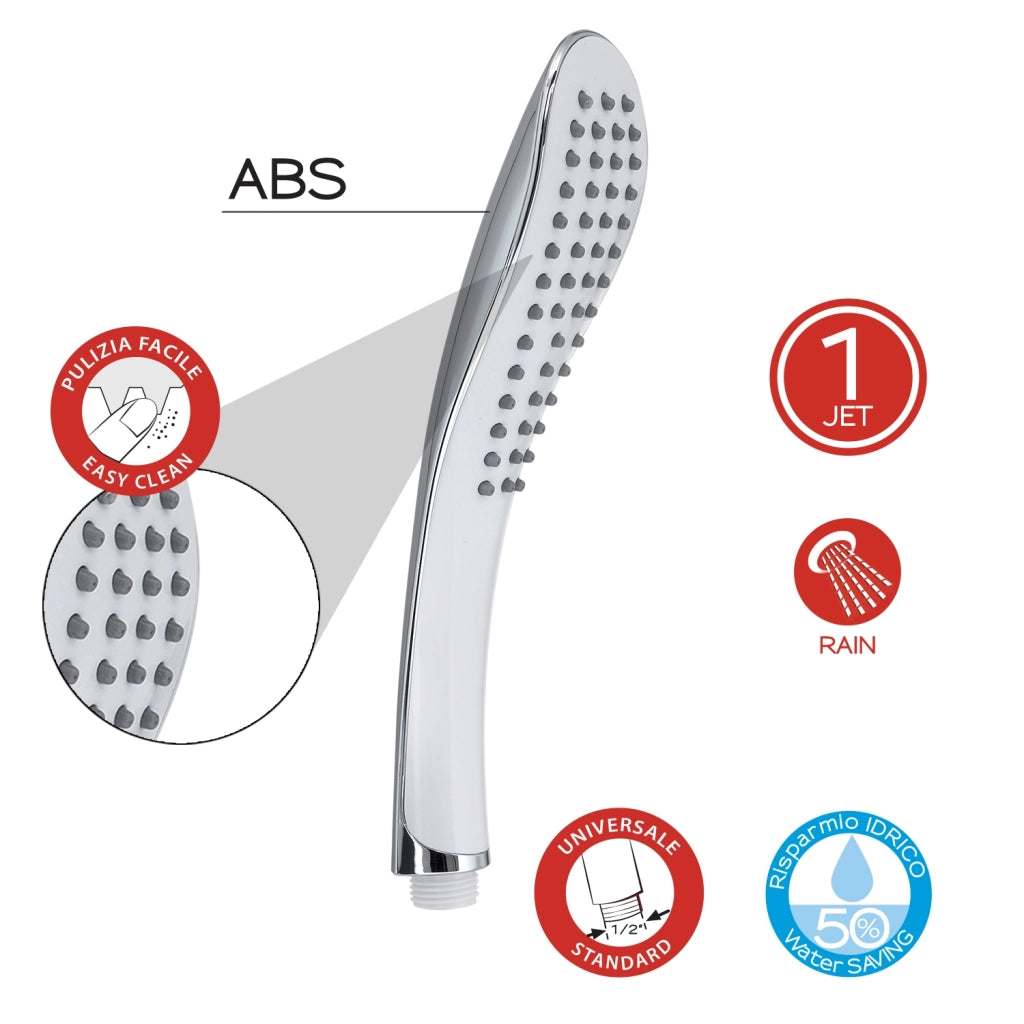 DOCCETTA TENDENCE 02 1 GETTO BIANCO / CROMO.
