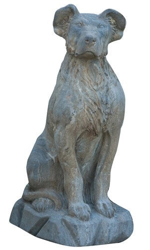 Biscottini Statua in pietra L45xPR55XH100 raffigurante border Offerta Speciale Qualità