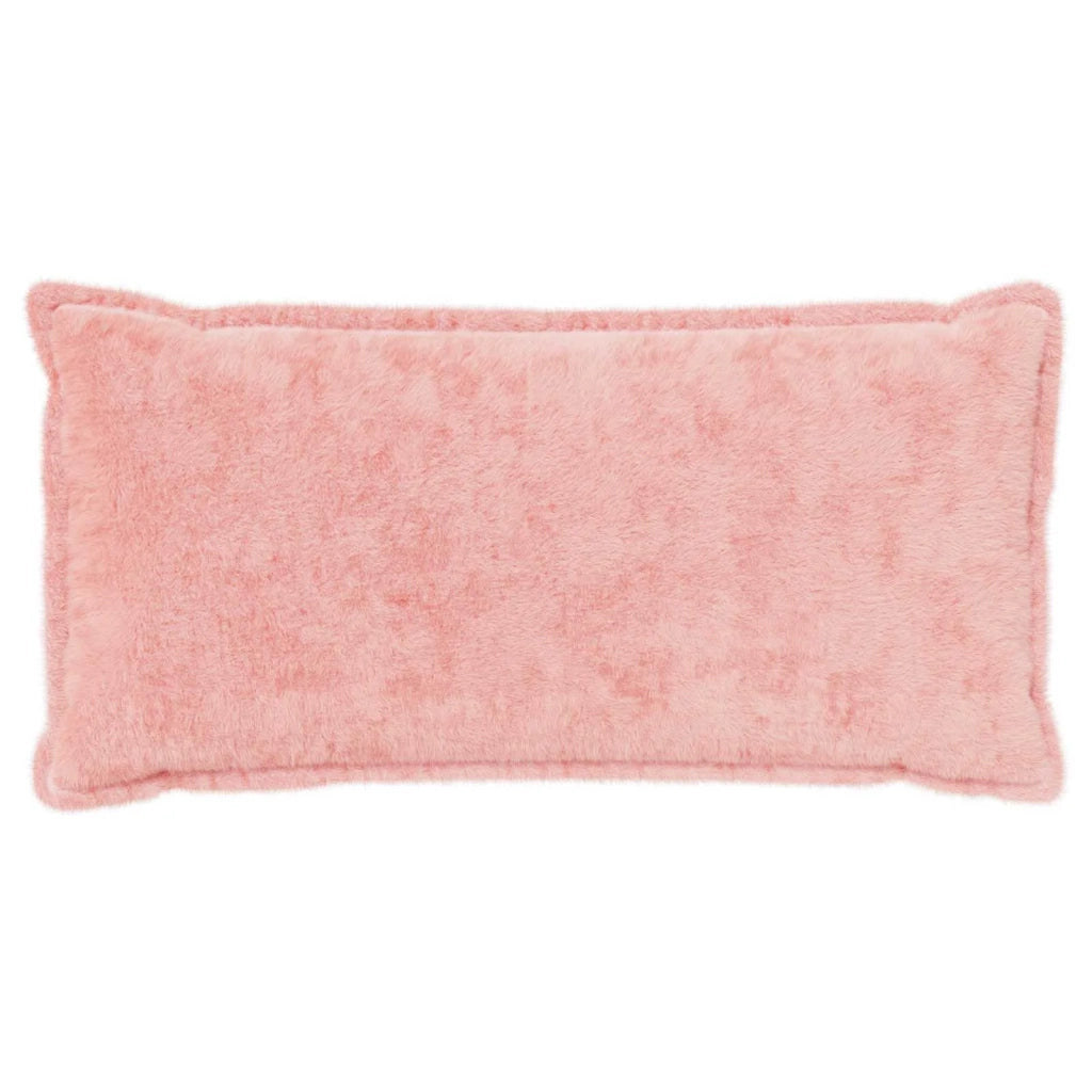 Federa 12 pz HOUTEN Rosa 40 x 80 cm Pelliccia di Coniglio Finta 918453