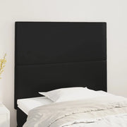Testiera-Testata-Testiera Decorativa Nera 80x5x118/128 cm in Similpelle 751200