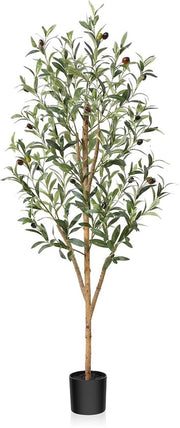 Albero di Kunstolijf - Realistico - 120 cm - Materiale di alta qualità - Per interni ed esterni