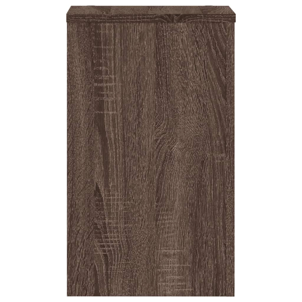 Portavasi mobili per fiori set da 2 legno ingegnerizzato marrone 02_0045319