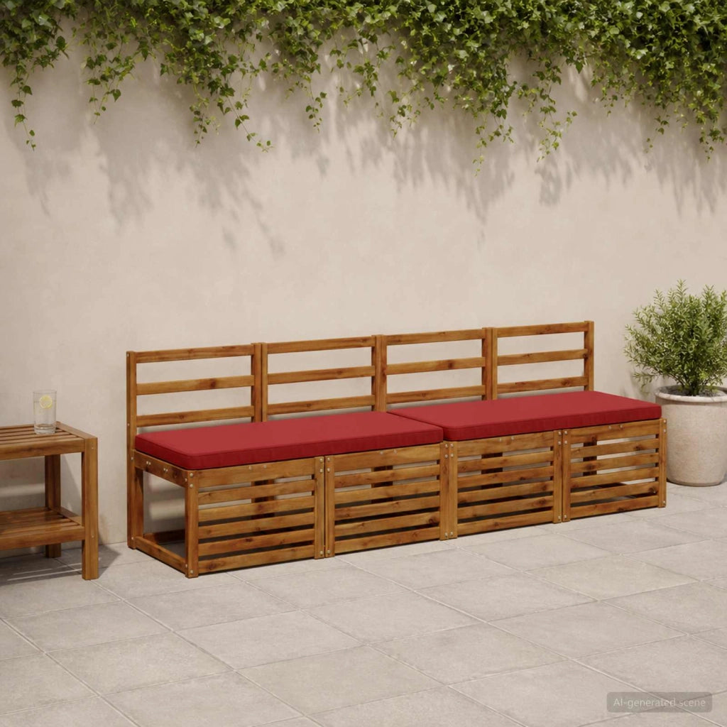 Cuscini per Panchina a 2 Pezzi VUGHT 2 pz 100% Poliestere 951805