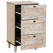 Credenza | Madia | Buffet da pranzo | Armadio da pranzo con cassetto Bianco 33.5 x 40 x 75 cm