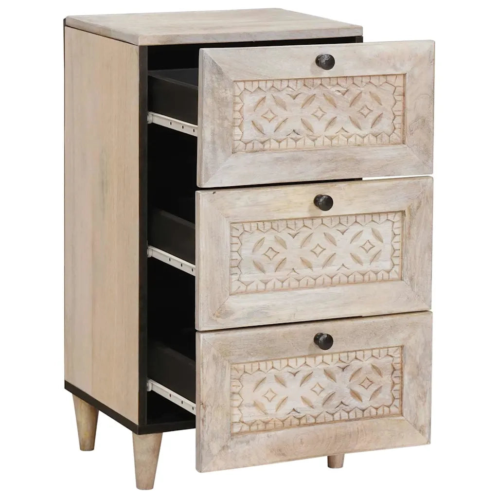 Credenza | Madia | Buffet da pranzo | Armadio da pranzo con cassetto Bianco 33.5 x 40 x 75 cm