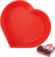 Hartvormige forma siliconica per torte, pudding e gelato, 25 cm, non adesiva e leggera, per uso in forno a casa