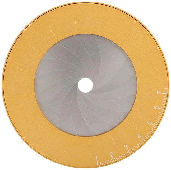 Strumento di disegno versatile - Master circolare - Schemi geometrici - Utilizzo pratica - Diametro 12,5 cm - Flessibile - Aiuto al disegno