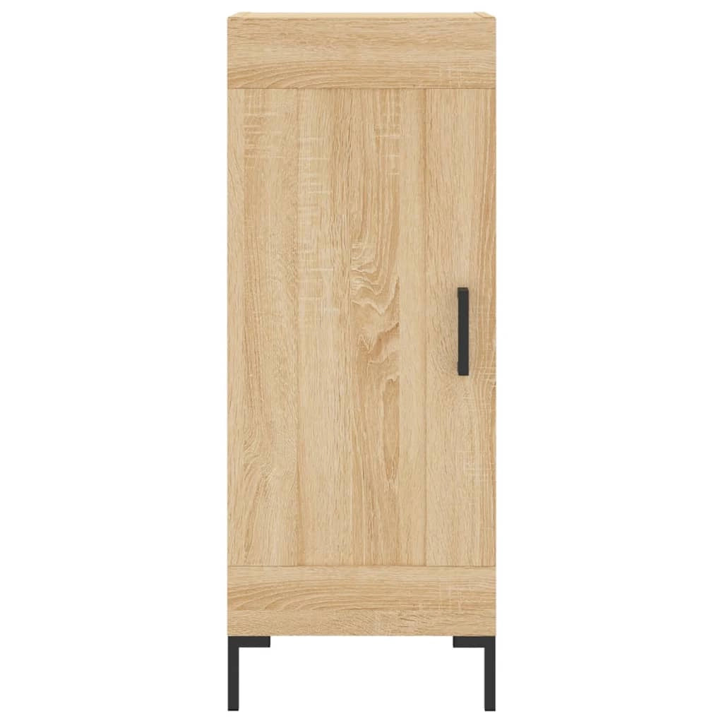 Buffet credenza cassettiera armadio mobile contenitore organizer cucina soggiorno rovere Sonoma 34,5 x 34 x 90 cm legno ingegnerizzato marrone 02_0031539