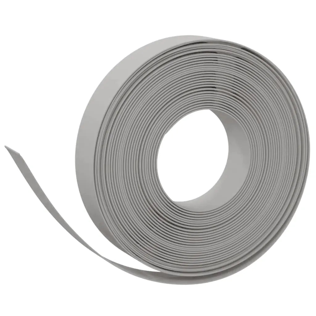 Bordature da Giardino 2 pz Grigie 10 m 10 cm in Polietilene CFW5934843