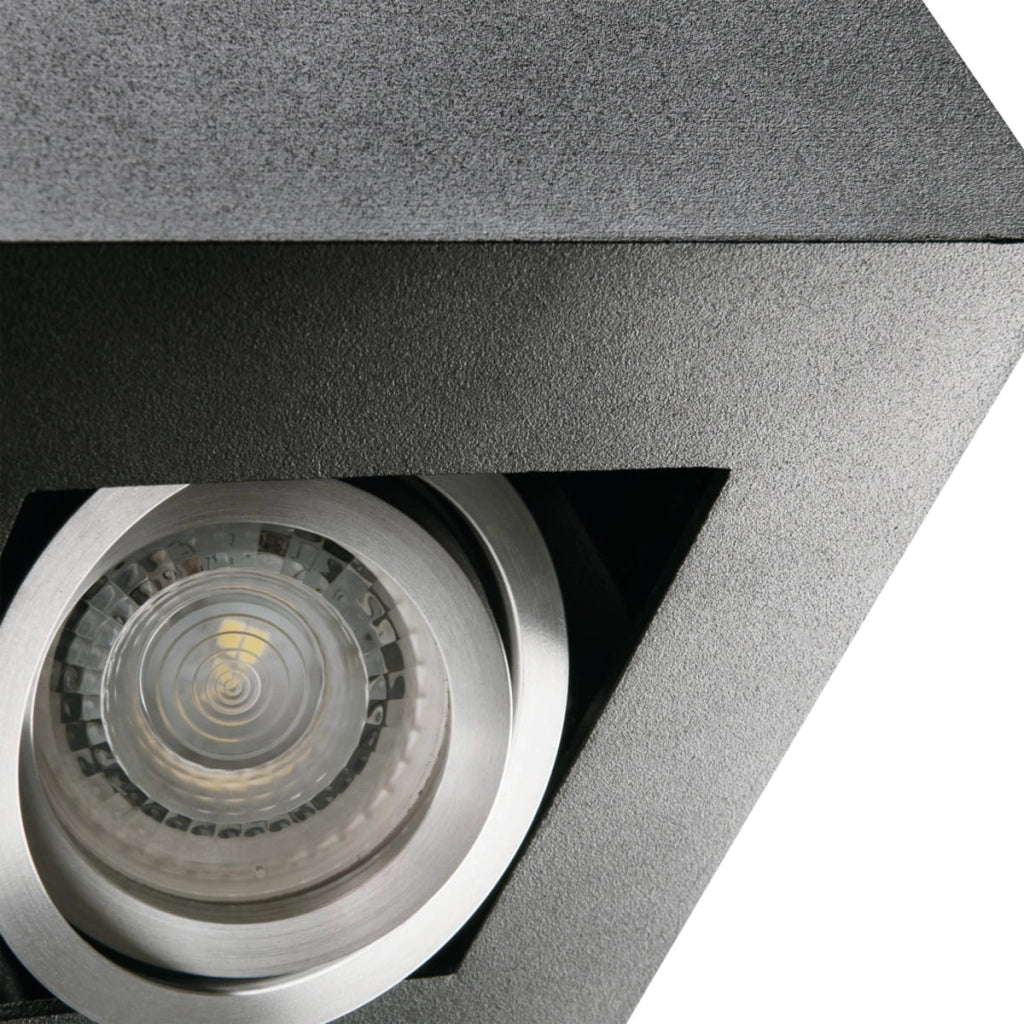 Kanlux faretto soffitto STOBI DLP 50-B nero GU10 orientabile