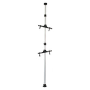 Supporto telescopico per bici sistema di sospensione per 2 bici 160-340 cm supporto regolabile 16_0002915
